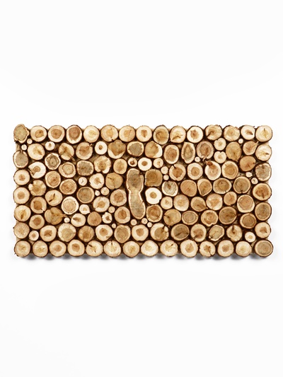 Панно из можжевельника для бани, 60×30 см