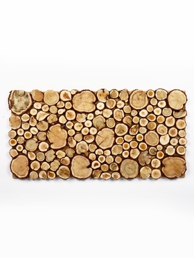 Панно из можжевельника для бани, 80×40 см