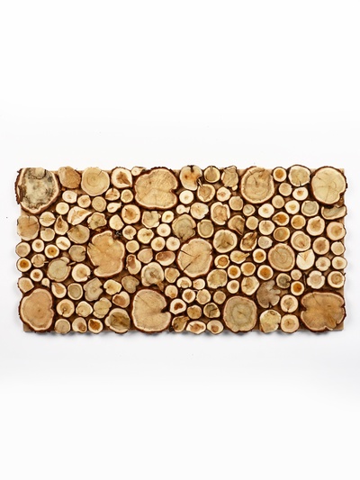 Панно из можжевельника для бани, 80×40 см