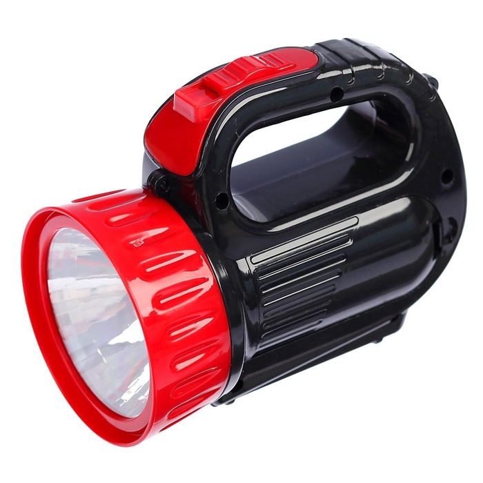 УЦЕНКА Фонарь светодиодный ручной, на батарейках, 3 ААА, 10 х 11.5 см - Фото 1