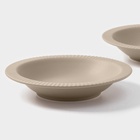 УЦЕНКА Набор тарелок глубоких Magistro Jarwah Lausanne, 2 шт., 21.3×4 см, бежевый - Фото 3