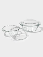 УЦЕНКА Набор кастрюль для запекания «Фуэго», 1/1.5 л, 2 шт., жаропрочное стекло, прозрачный - Фото 3