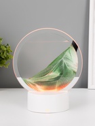 Светильник настольный СТАРТ Sands, LED, 10 Вт, USB, 16×16×20 см, 3хAA, зелёный - Фото 2