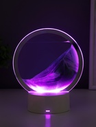 Светильник настольный СТАРТ Sands, LED, 10 Вт, USB, 16×16×20 см, 3хAA, зелёный - Фото 5