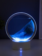 Светильник настольный СТАРТ Sands, LED, 10Вт, USB, 16х16х20 см, 3хAA, цвет зелёный  (артикул 11000003)  большой выбор товаров оптом и в розницу по низким ценам с доставкой