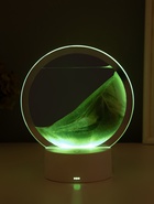 Светильник настольный СТАРТ Sands, LED, 10 Вт, USB, 16×16×20 см, 3хAA, зелёный - Фото 6