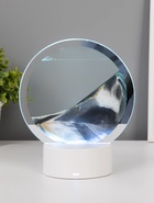 Светильник настольный СТАРТ Sands, LED, 10Вт, USB, 16х16х20 см, 3хAA, цвет серый  (артикул 11000004)  большой выбор товаров оптом и в розницу по низким ценам с доставкой