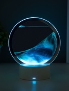 Светильник настольный СТАРТ Sands, LED, 10 Вт, USB, 16×16×20 см, 3хAA, серый - Фото 3