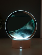 Светильник настольный СТАРТ Sands, LED, 10 Вт, USB, 16×16×20 см, 3хAA, серый - Фото 4