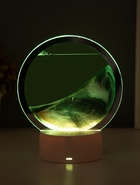 Светильник настольный СТАРТ Sands, LED, 10 Вт, USB, 16×16×20 см, 3хAA, серый - Фото 6