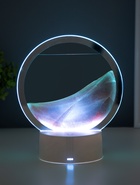 Светильник настольный СТАРТ Sands, LED, 10 Вт, USB, 16×16×20 см, 3хAA, оранжевый - Фото 4