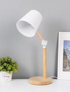 Лампа настольная СТАРТ CT904, E27, 1х40Вт, 15х18х43 см, цвет белый - фото 122246089