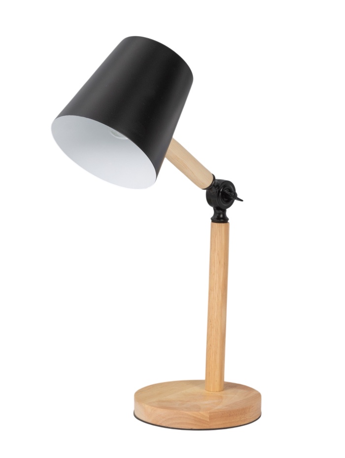 Лампа настольная СТАРТ CT904, E27, 1×40 Вт, 15×18×43 см, чёрная - Фото 1