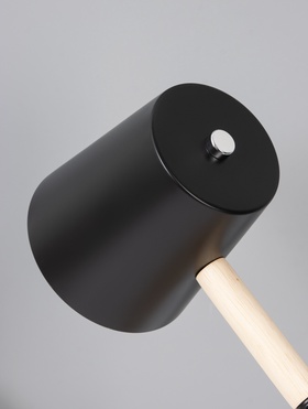 Лампа настольная СТАРТ CT904, E27. 1×40 Вт, 15×18×43 см, чёрная