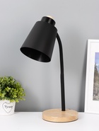 Лампа настольная СТАРТ CT902, E27. 1х40Вт, 15х18х43 см, цвет чёрный - фото 122246110