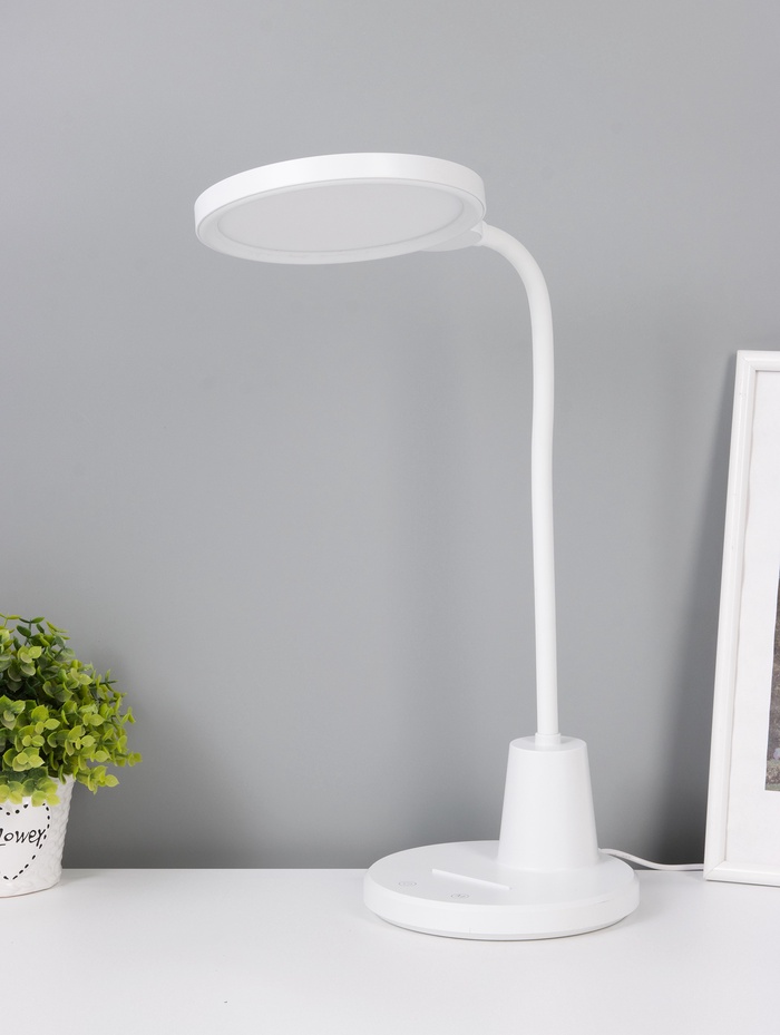 Лампа настольная СТАРТ CT91, LED, 12 Вт, 3000-6000К, 16×16×50 см, белая