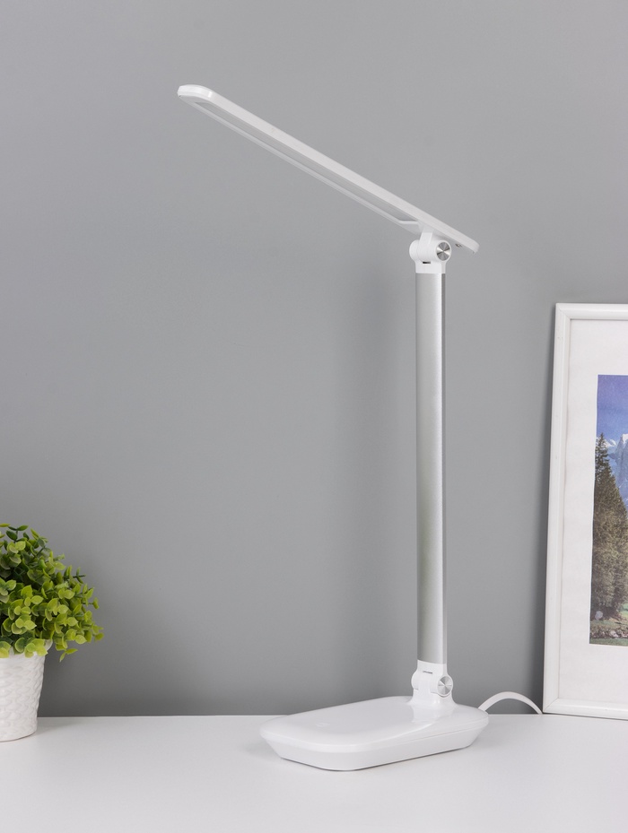 Лампа настольная СТАРТ CT111, LED, 6 Вт, 4100К, 28.5×11×38.5 см, белая - Фото 1