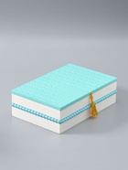 УЦЕНКА Шкатулка дерево с делениями «Плетение» голубой 22.8×15.5×6.8 см - Фото 3