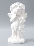 УЦЕНКА Фигура "Фея стоя" 12х22х43см белый - Фото 5