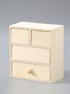 УЦЕНКА Шкатулка для росписи «Комод» 4 ящика 14×15.5×7.5 см - Фото 2