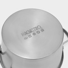 УЦЕНКА Кастрюля Magistro HiTech Steel, 5.2 л, d=24 см, h=14.5 см, нержавеющая сталь, индукция - Фото 6