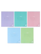 Комплект тетрадей 10 штук «Пастель», 18 листов в клетку, обложка мелованный картон  (артикул 10992216)  большой выбор товаров оптом и в розницу по низким ценам с доставкой