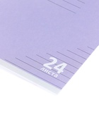 Комплект тетрадей 10 штук «Пастель», 24 листа в линейку, обложка мелованный картон - Фото 5