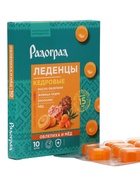 Карамель леденцовая «Облепиха и мёд», с живицей кедра и прополисом, блистер, 10 шт.  (артикул 10998539)  большой выбор товаров оптом и в розницу по низким ценам с доставкой