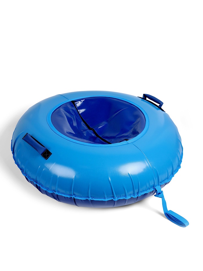 УЦЕНКА Чехол для тюбинга – ватрушки Winter Star, диаметр чехла 110 см, синий, голубой - Фото 1