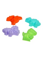 Набор для игры в песке Соломон, ведро 1 литр, 4 формочки-динозавры, габельки, лопатка - фото 122246210