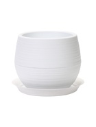 УЦЕНКА Горшок для цветов 2 л «Япония», цвет белый - Фото 1