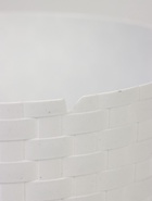 УЦЕНКА Горшок для цветов с поддоном 3 л "Ротанг", цвет белый - Фото 2