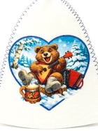 Шапка для бани и сауны «Веселье», полиэфир - фото 809577535