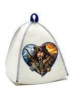 Шапка для бани и сауны «Корень рода», полиэфир  (артикул 11005155)  большой выбор товаров оптом и в розницу по низким ценам с доставкой