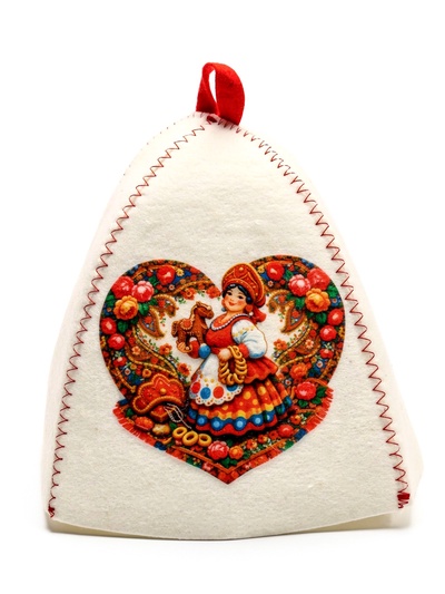 Шапка для бани и сауны «Барыня», полиэфир