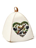 Шапка для бани и сауны «Сердце охотника», полиэфир  (артикул 11005157)  большой выбор товаров оптом и в розницу по низким ценам с доставкой