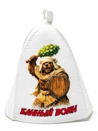 Шапка для бани и сауны «Банный воин», полиэфир - фото 809577570