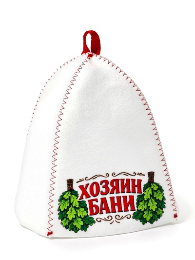 Шапка для бани и сауны «Хозяин бани», полиэфир