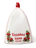 Шапка для бани и сауны «Хозяйка бани», полиэфир - фото 809577594