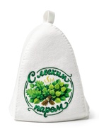 Шапка для бани и сауны «С лёгким паром», полиэфир - фото 809577600