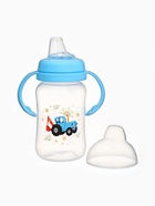 УЦЕНКА Поильник-непроливайка с носиком, 270 мл, Синий трактор - Фото 2