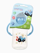 УЦЕНКА Поильник-непроливайка с носиком, 270 мл, Синий трактор - Фото 6