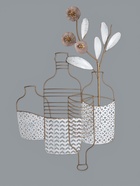 УЦЕНКА Декор настенный металл «Цветы в вазах» 52×5×82 см - Фото 2