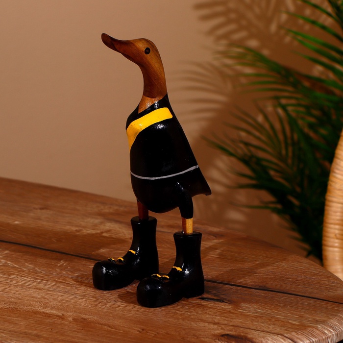 УЦЕНКА Сувенир «Утка в чёрном» дерево 27 см - Фото 1