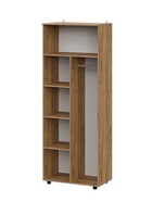 Шкаф двухдверный «Байкал», 800×464×2106 мм, цвет дуб золотой / белый - Фото 3