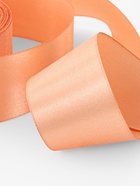 Лента атласная, 38 мм, 23 м±1 м, светло-оранжевая  (артикул 10996598)  большой выбор товаров оптом и в розницу по низким ценам с доставкой