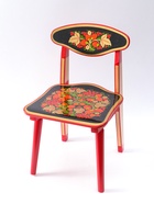 Стул детский с художественной росписью «Ягоды», высшая категория, 1 р.к. - Фото 1