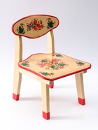Стул детский разборный с худ. росписью "Травка ягоды", 0 ростовой категории - фото 122246228