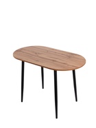 Стол кухонный овальный «Сиэтл», 1100×600×750 мм, цвет дуб вотан  (артикул 10996715)  большой выбор товаров оптом и в розницу по низким ценам с доставкой