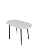 Стол кухонный овальный «Сиэтл», 1100×600×750 мм, цвет бетон пайн светлый  (артикул 10996716)  большой выбор товаров оптом и в розницу по низким ценам с доставкой